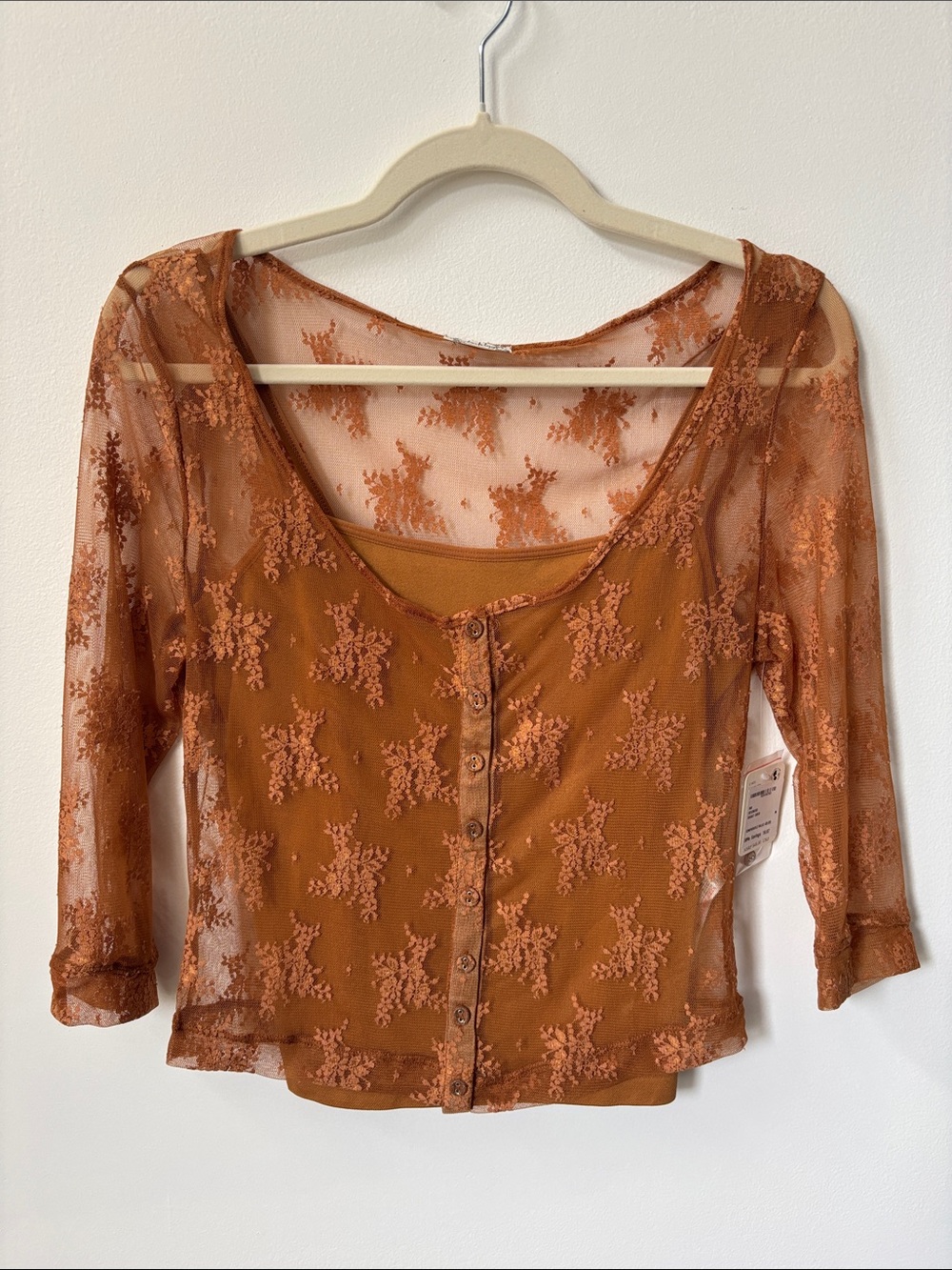 Free People Lace Top M